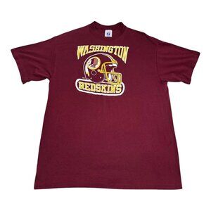 Vintage 90s Logo 7‎ Washington Redskins Helmet Logo Shirt Adult XL